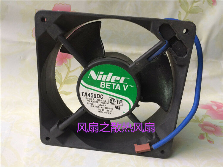 For  Nidec Beta V TA450DC (A31257-16A) 119mm x 119mm x 38mm 24V DC Cooling Fan