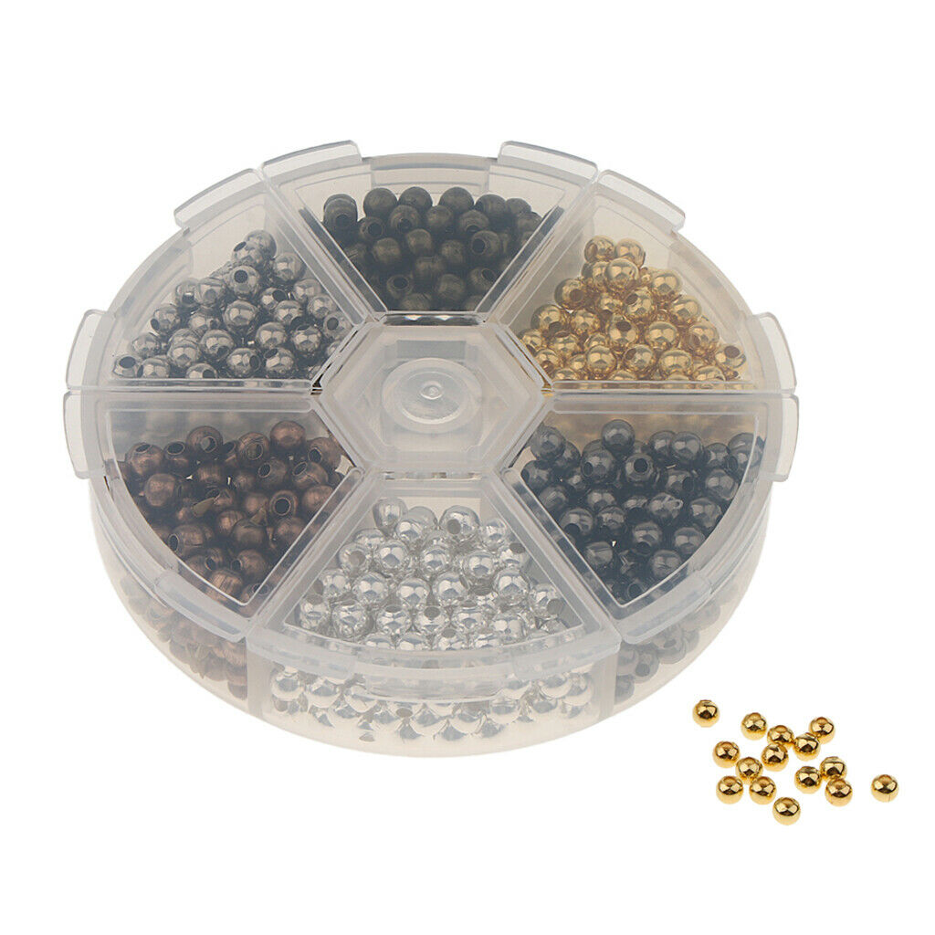 Over 948 Pcs Stainless Steel Loose Beads DIY Necklace Earring Spacer