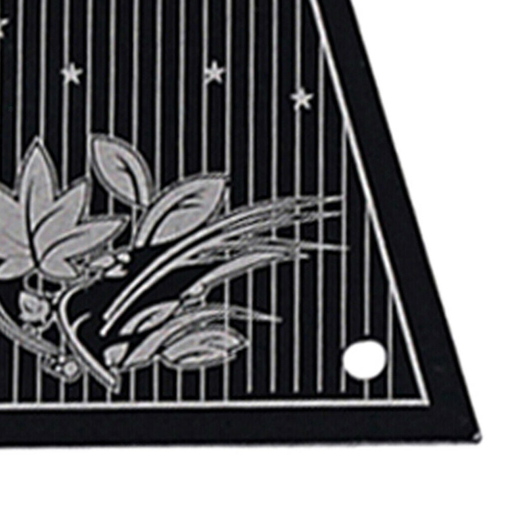 Aluminum Alloy Guitar Truss Rod Cover Plate for Jackson Guitar (Flower and Stars