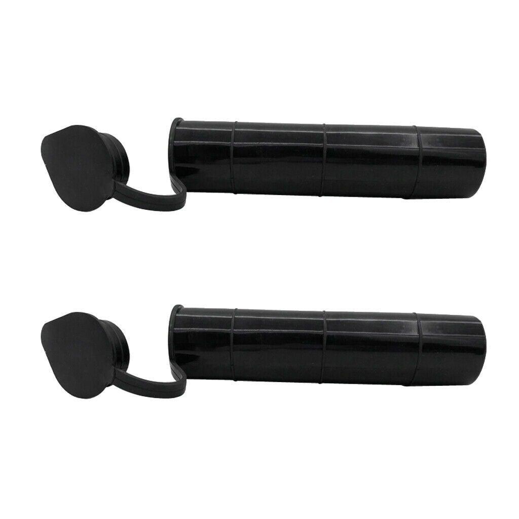 2x Black Rubber 2 "rod Holder Rack Insert Tube Protector Replacement
