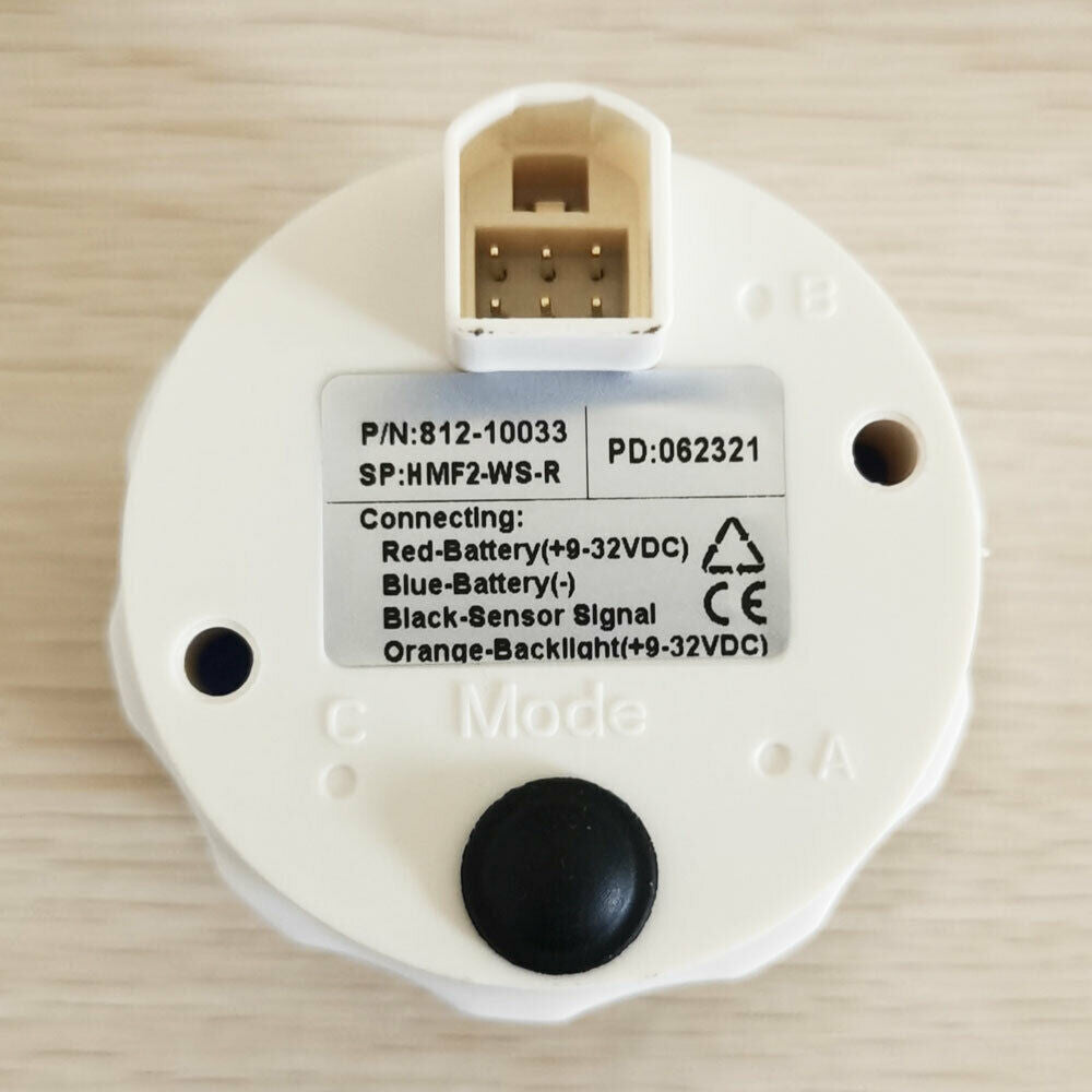 Fuel level gauge with 6.5inch sender 7 colors led 73-10ohms 0-90Î© 10-180Î© 240-33