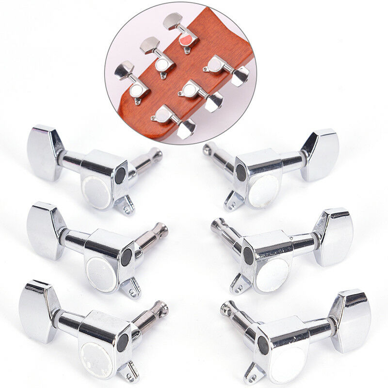 6pcs Guitar Sealed Peg Tuning Pegs Tuner Machine Heads for Acoustic Guit WRJCDF