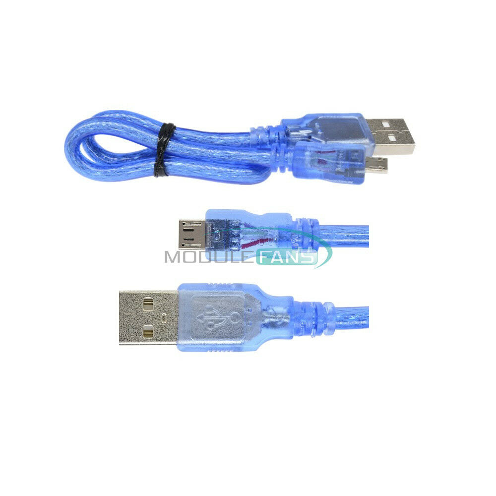 30CM USB 2.0 A Male to Micro USB 5 pin Male Data Charge Cable Cord New