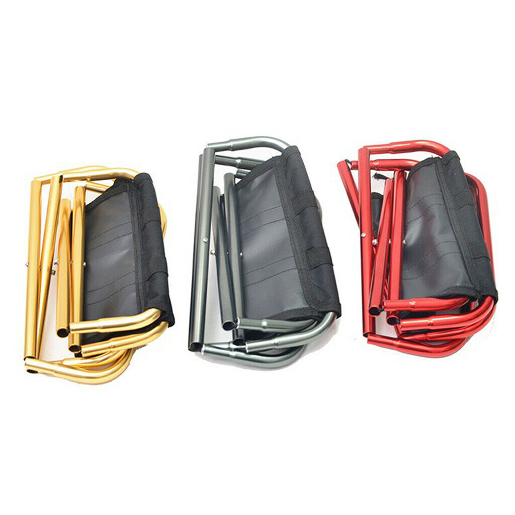 Outdoor Ultralight Portable Folding Chair Fishing Camping BBQ Picnic Red