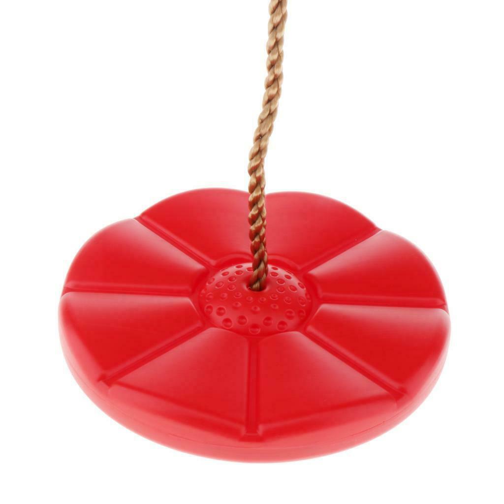 Plastic Children Monkey Swing Seat Indoor Garden Accessories Bearing 150kg - red
