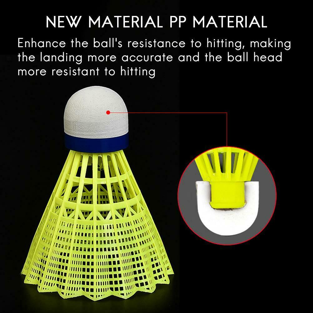LED Badminton Shuttlecocks Luminous Badminton Sets Nylon Shuttlecocks Sports