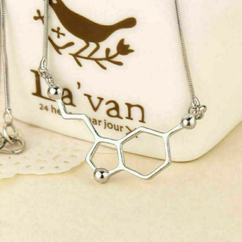 Biochemistry Biochem MOLECULE CHARM NECKLACE Pendant Serotonin new brand