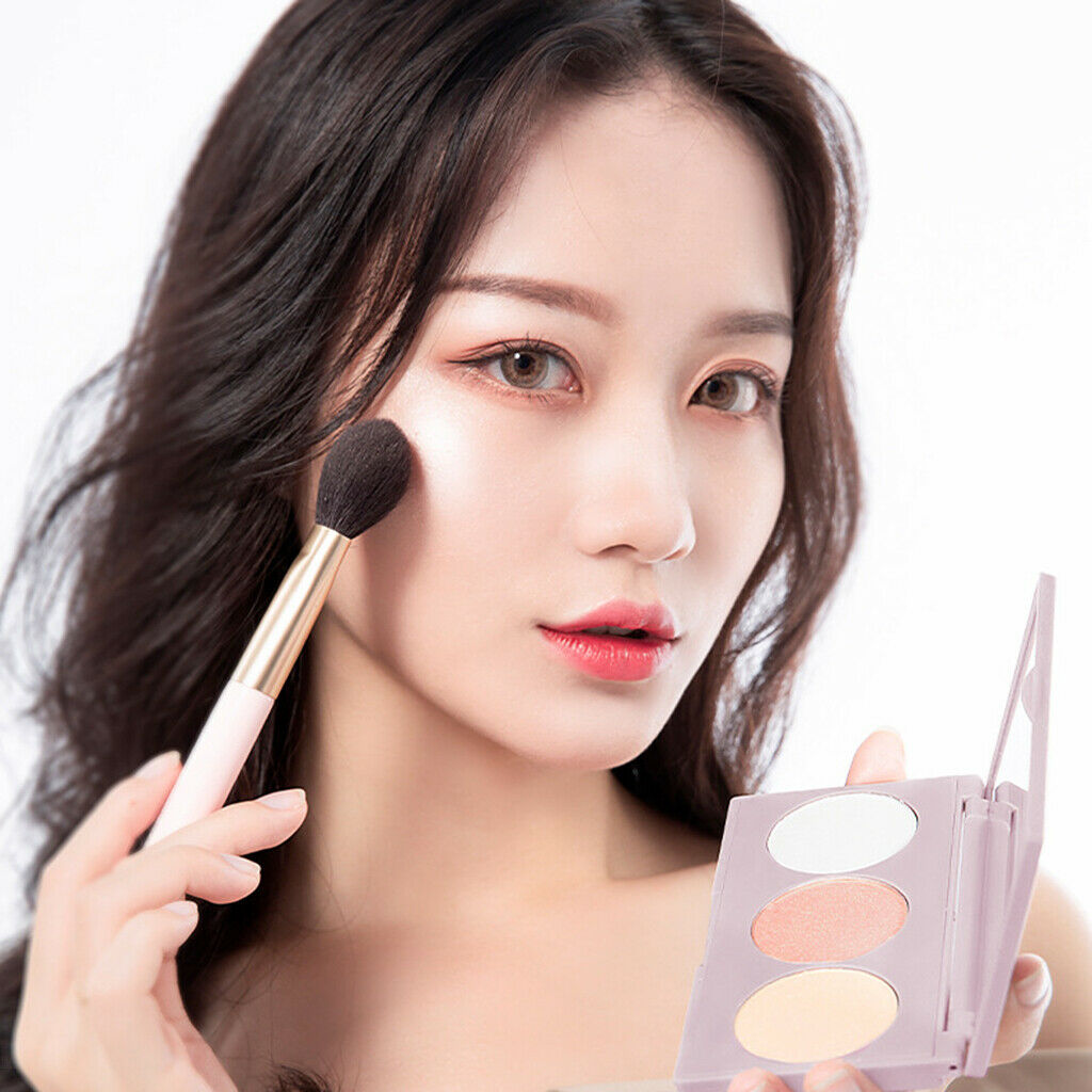 3 Colors Makeup Bronzer Contour Highlight Palette Long Lasting Powder Shades