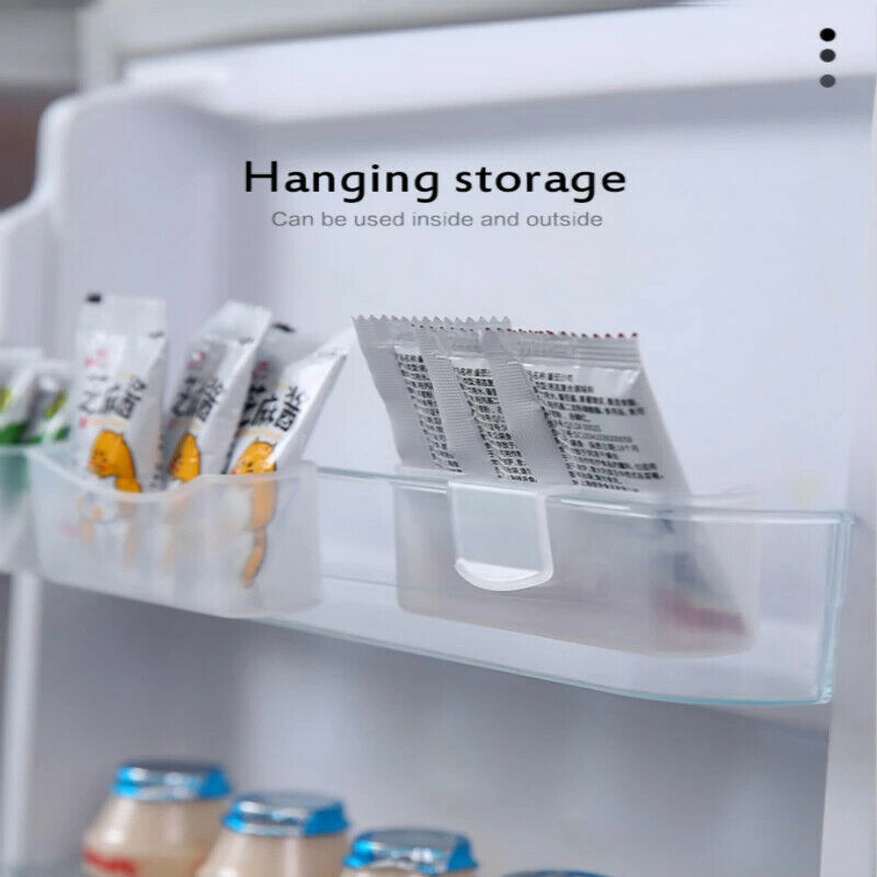 2PCS Refrigerator Storage Box Kitchen Accessories Hidden Storage Holder S.l8