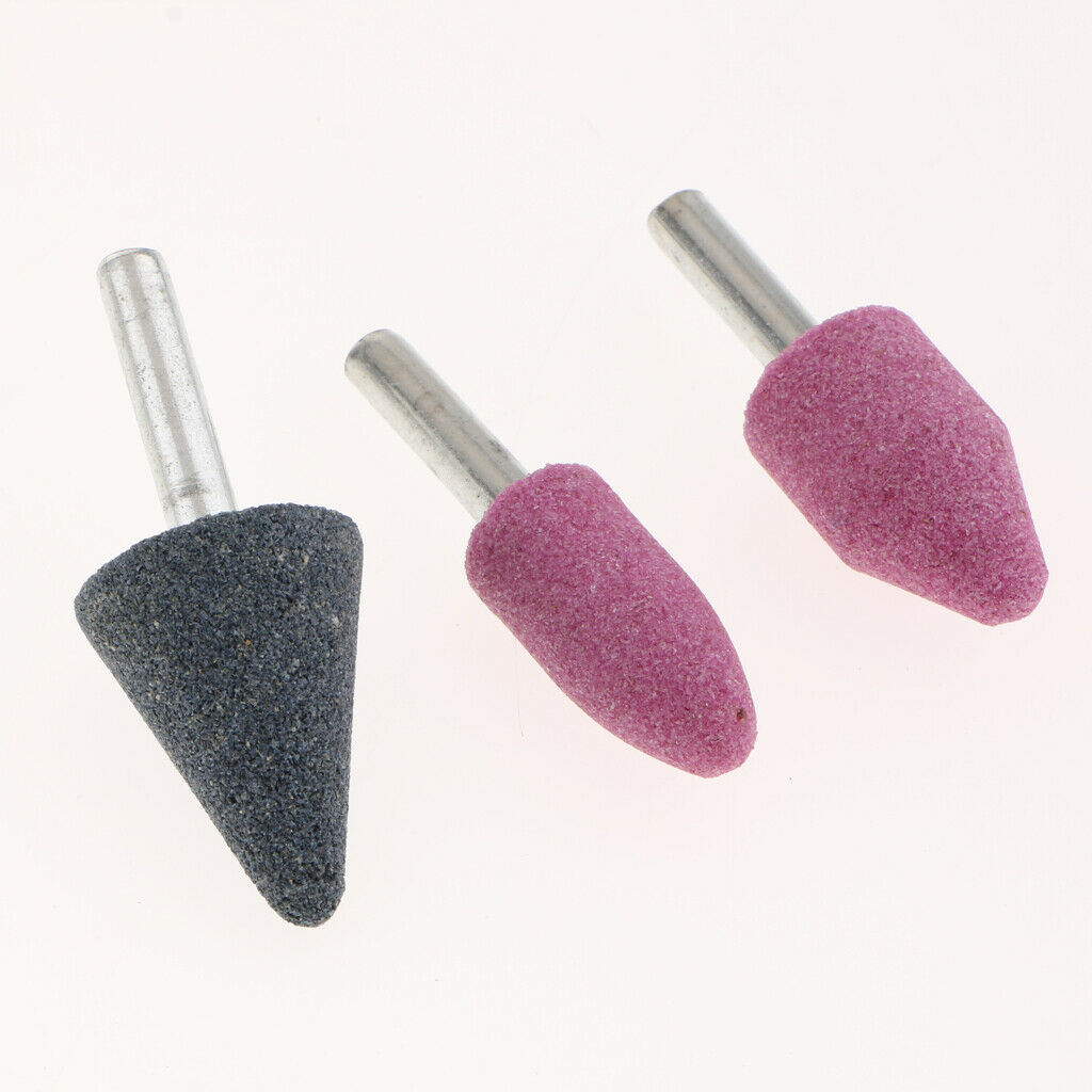 10x 6mm Cylindrical Electric Nail Drill Bits Polishing Grinding Head ZP-1009