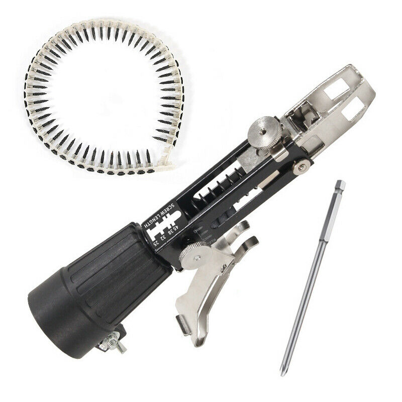 Automatic Nail  System Chain Screwdriver Electric Drill Adapter Woodwork