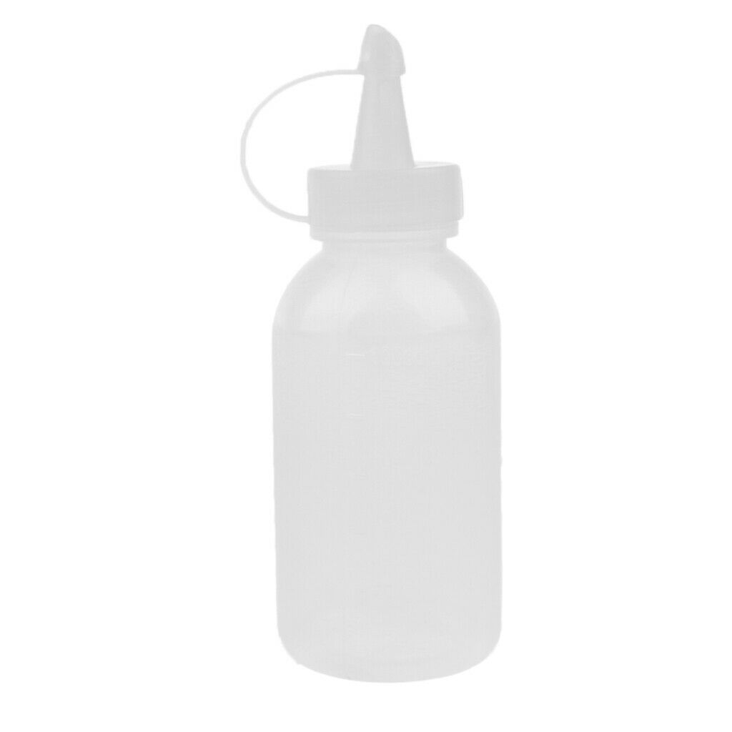 20 x 100ml Glue Applicator Bottle Clears Bottles with   Craft DIY Quilling