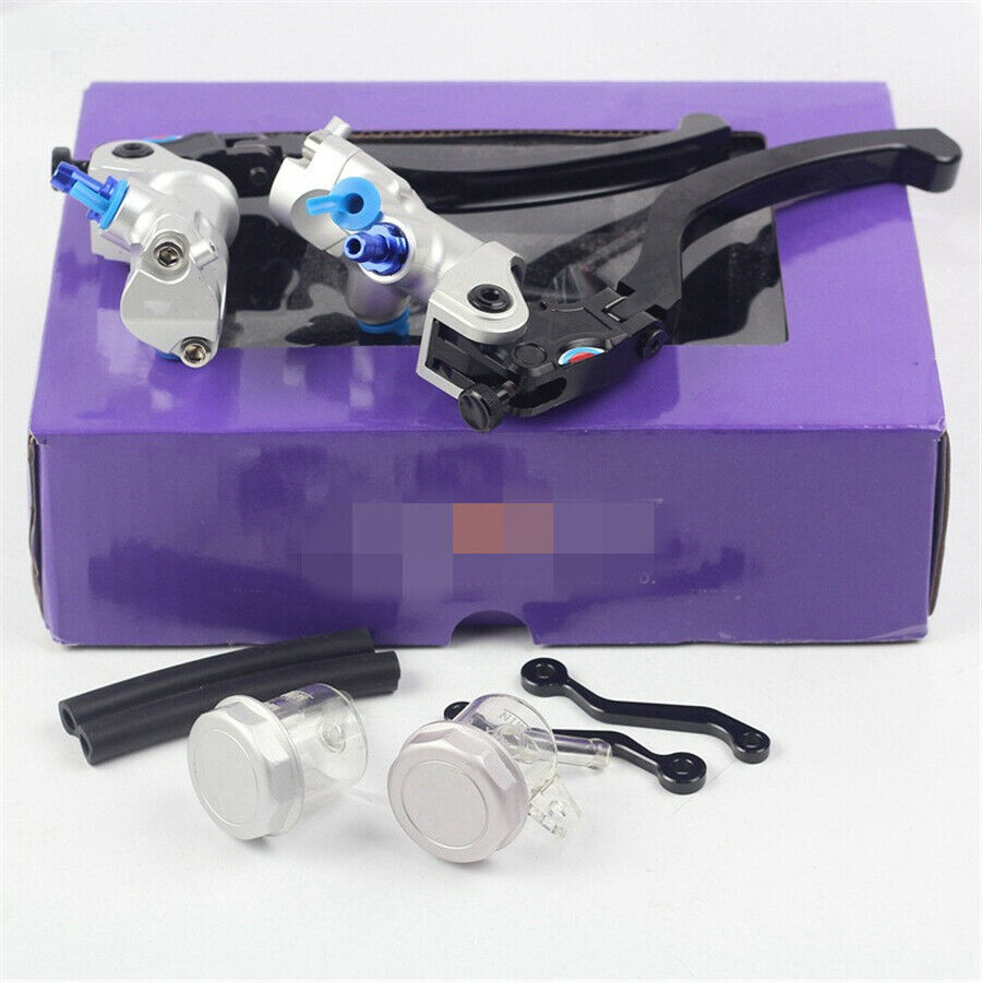 Left 17.5mm motorcycle brake clutch pump lever Radial master cylinder 7/8" 22mm