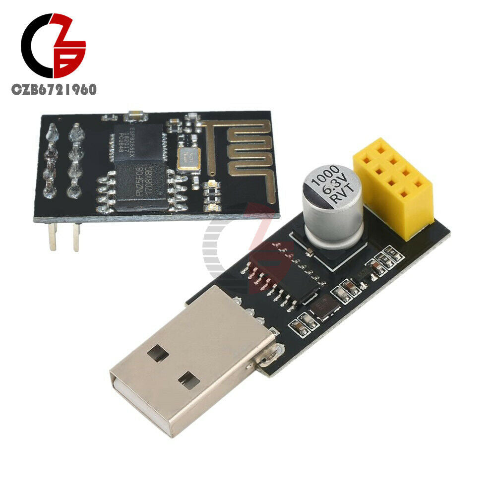 USB to ESP8266 ESP-01 Serial WIFI Wireless Transceiver Module Send Receive CH340