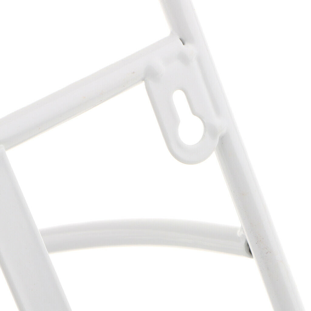 Kitchen Storage Basket Shower Holder Wall Hanging Shelf Organizer White