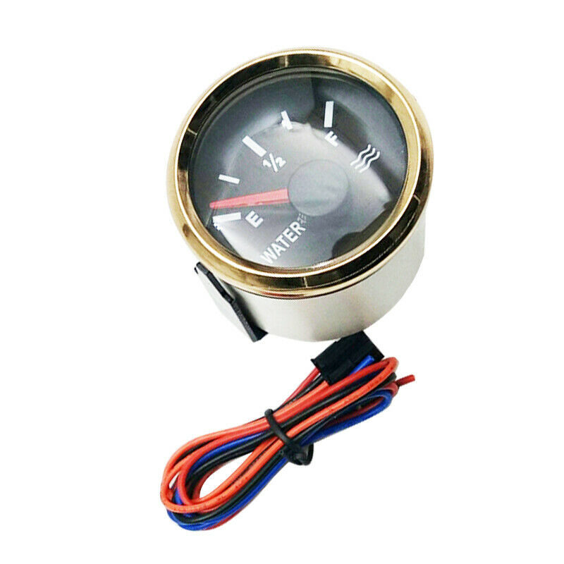 52MM Dia Water Tank Water Level Gauge Meter 240-33 for Marine Boat RV Car Trucks
