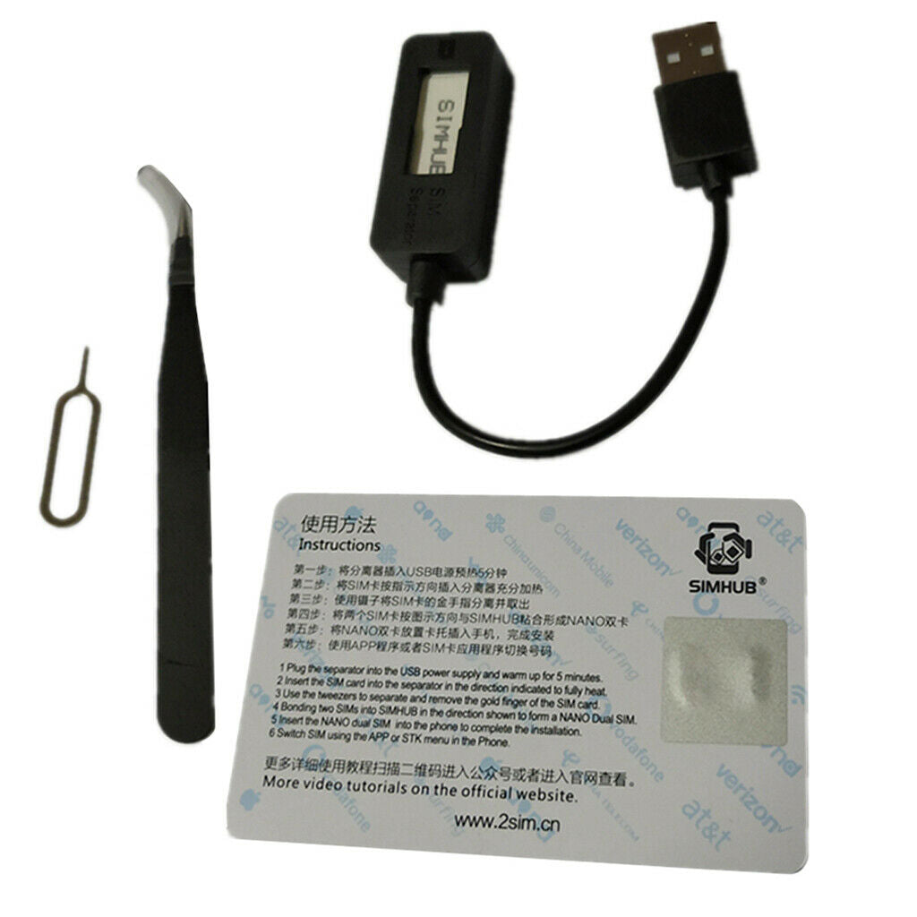 Dual Sim Card Double Adapter Convertor For   5/6/7Plus/8/XS
