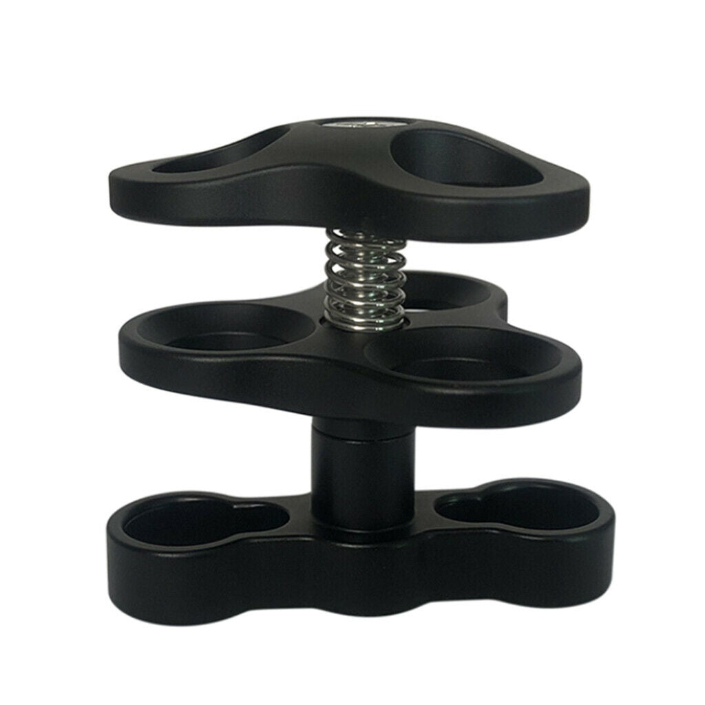 Scuba Diving Lights Clamp Underwater Ball Clamp 3 Holes Easy Releasing