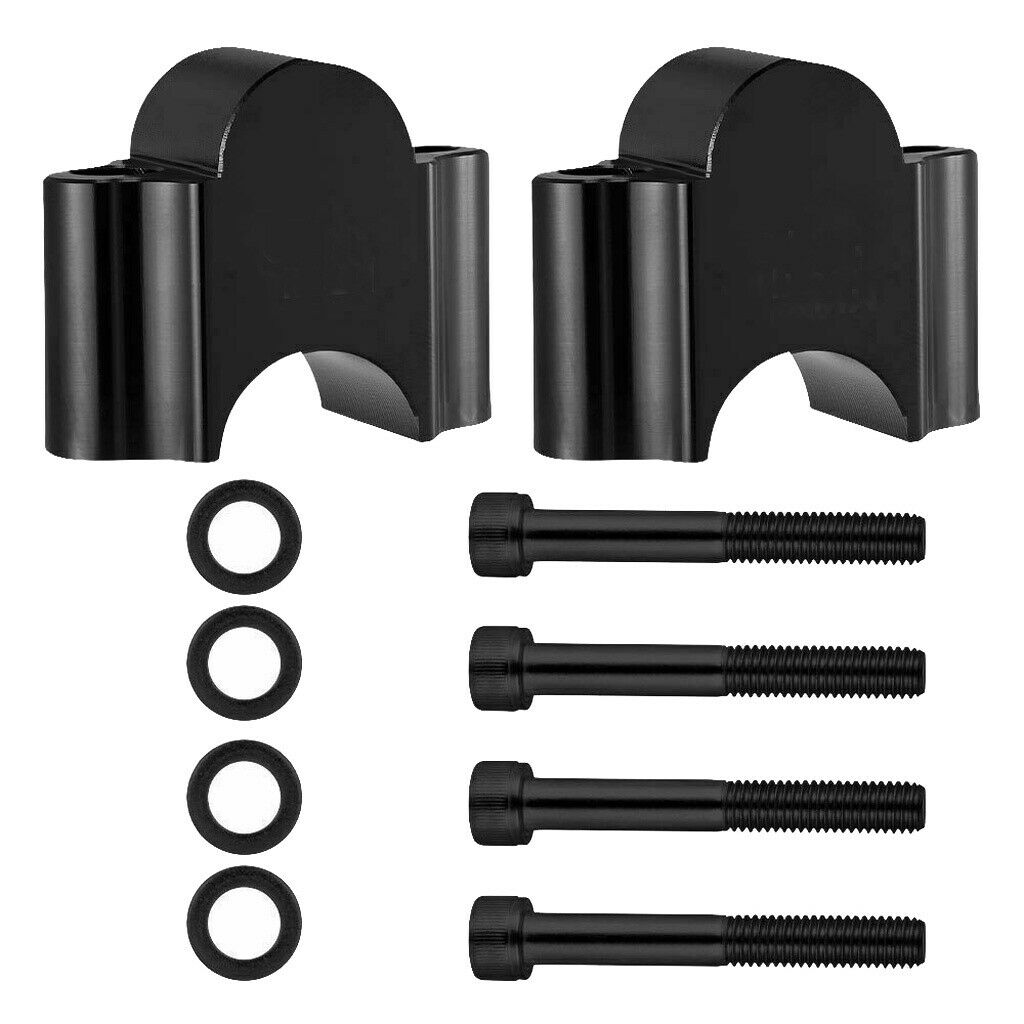 1 Pair Universal Motorcycle Dirt Bike ATV Handlebar Riser Bracket 28mm