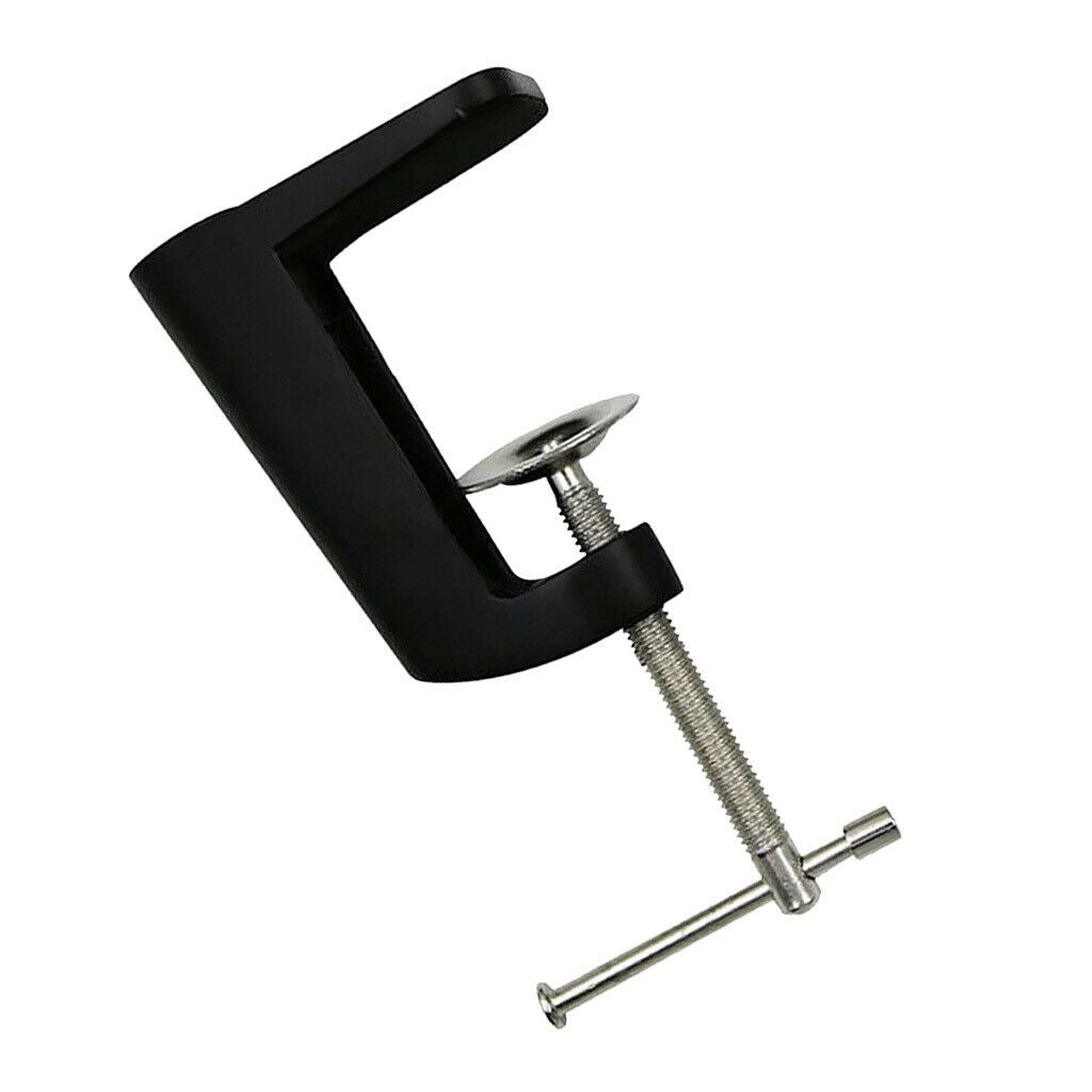 Stainless Steel Table Clamp Adjustable Arm Clamp - Black
