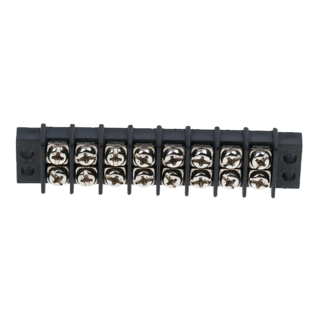 8 Ways 22-12AWG 450V 30A 8 Positions Screw Terminal Strip Blocks Bus Bar