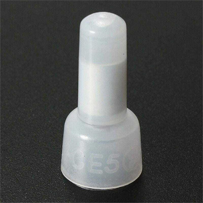 100 Closed End Crimp Caps 12-10 GA AWG Gauge Wire Connectors Terminals Car Ra SJ
