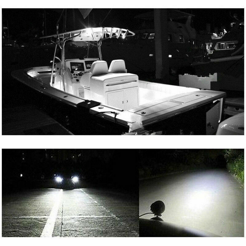 2PCS Spreader Light 18W LED Deck / Mast Lamp For Boat Marine Yacht 18W 10-30VDC