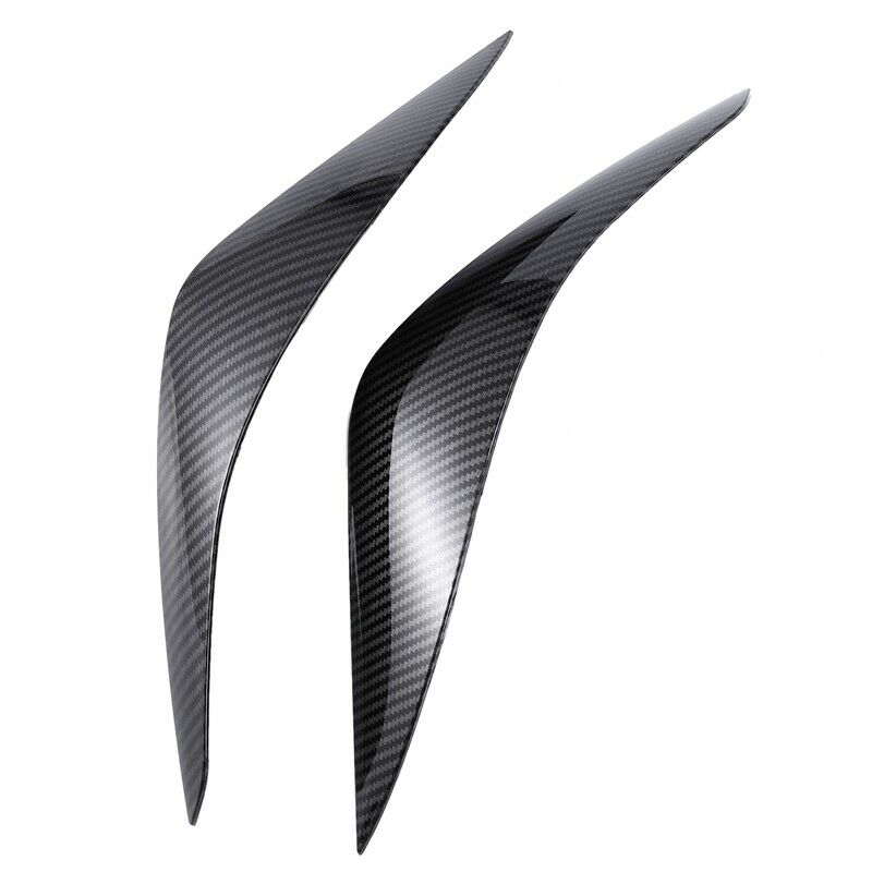 Car Headlights Eyelids Eyebrow Abs Trim Stickers Cover for Polo- Plus 2019 202N8