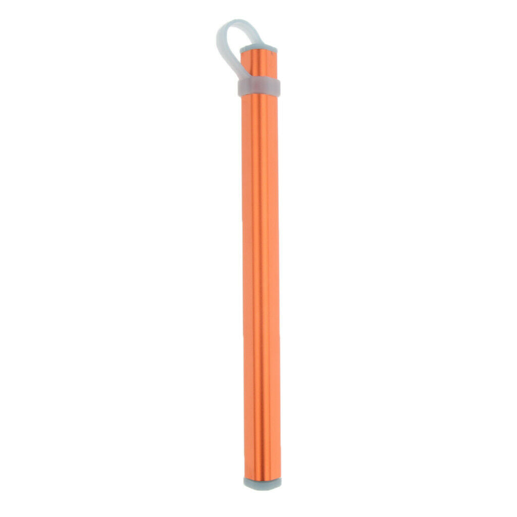 Travel Chopsticks Storage Aluminum Case Box Bag Portable Carrier Tube Pipe D