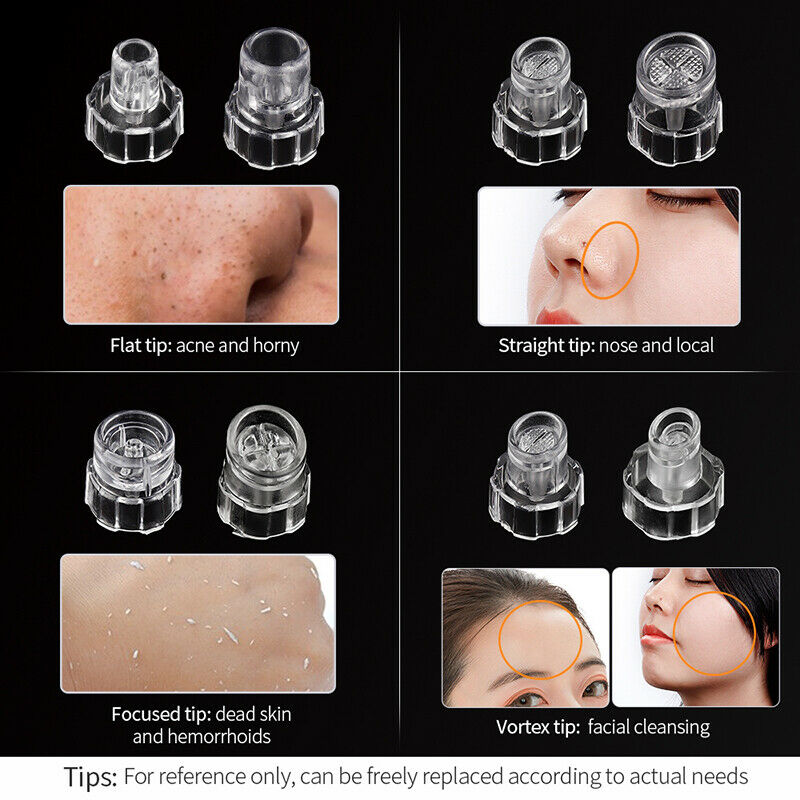 Head Replacement Tips For 6 in 1/7 in 1/8 in 1 Hydra Facial Peel Beauty Mach Kt
