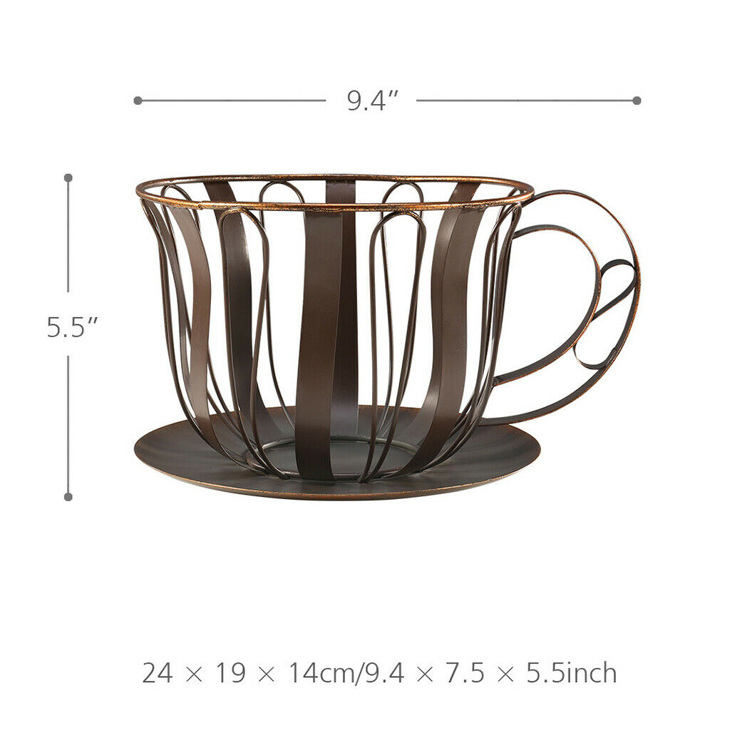 Coffee Pod Holder Large Capacity Fruit Organizer Container Kitchen Office