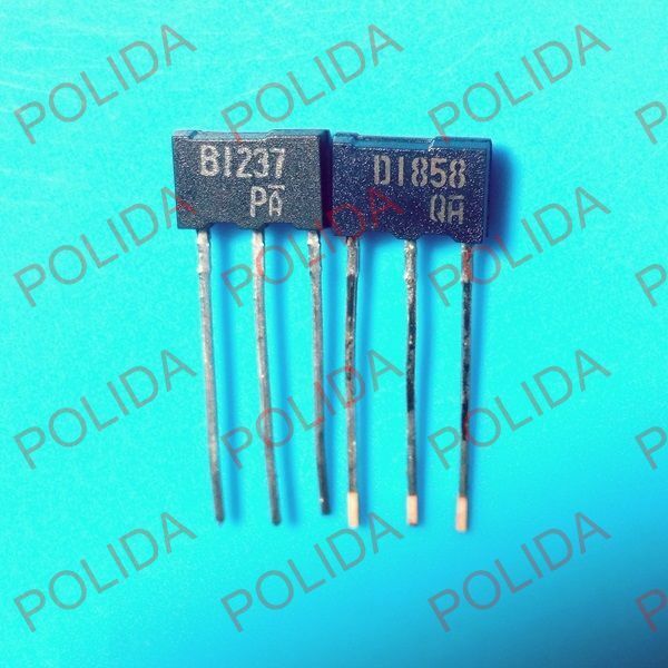 1pairs OR 2PCS  Transistor ROHM SC-71 (SIP-3) 2SB1237/2SD1858 B1237/D1858