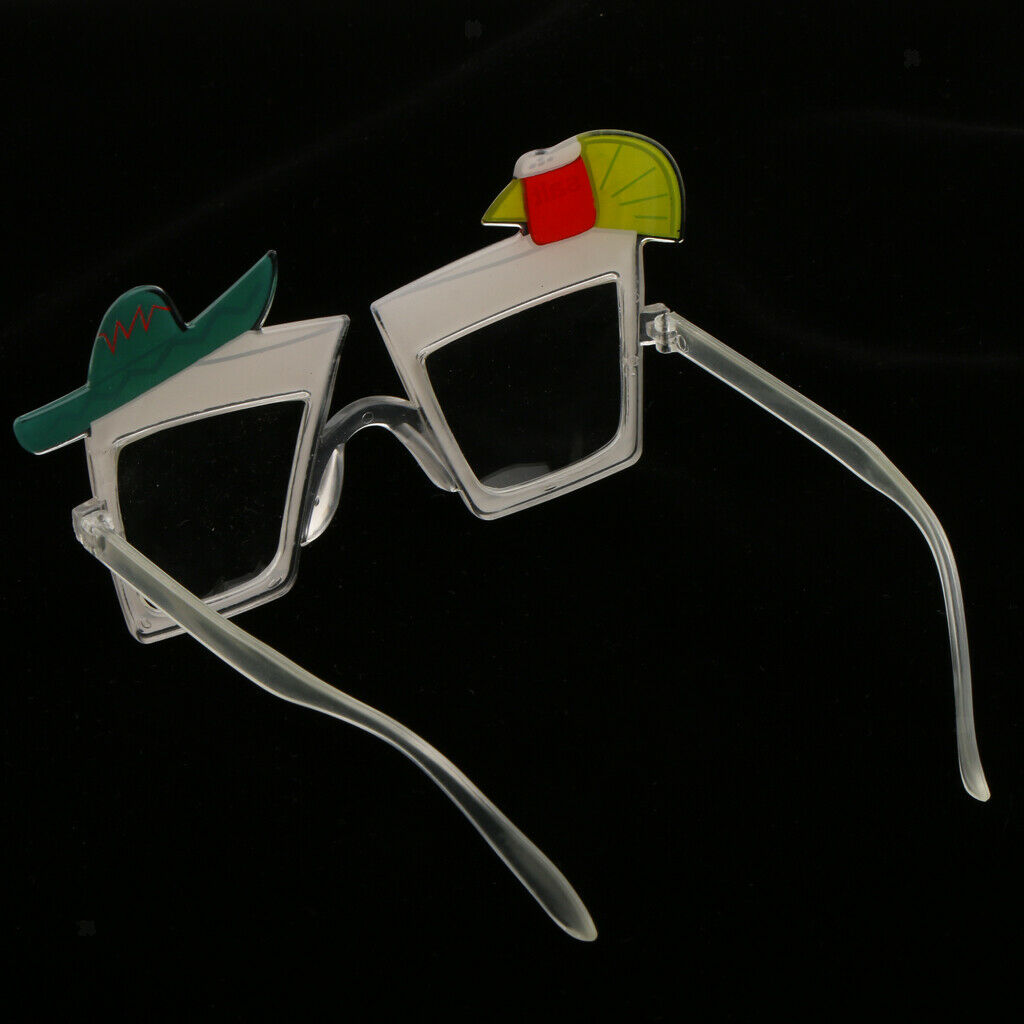 Party Glasses Cocktail Design Hat Halloween Costume Makeup Night