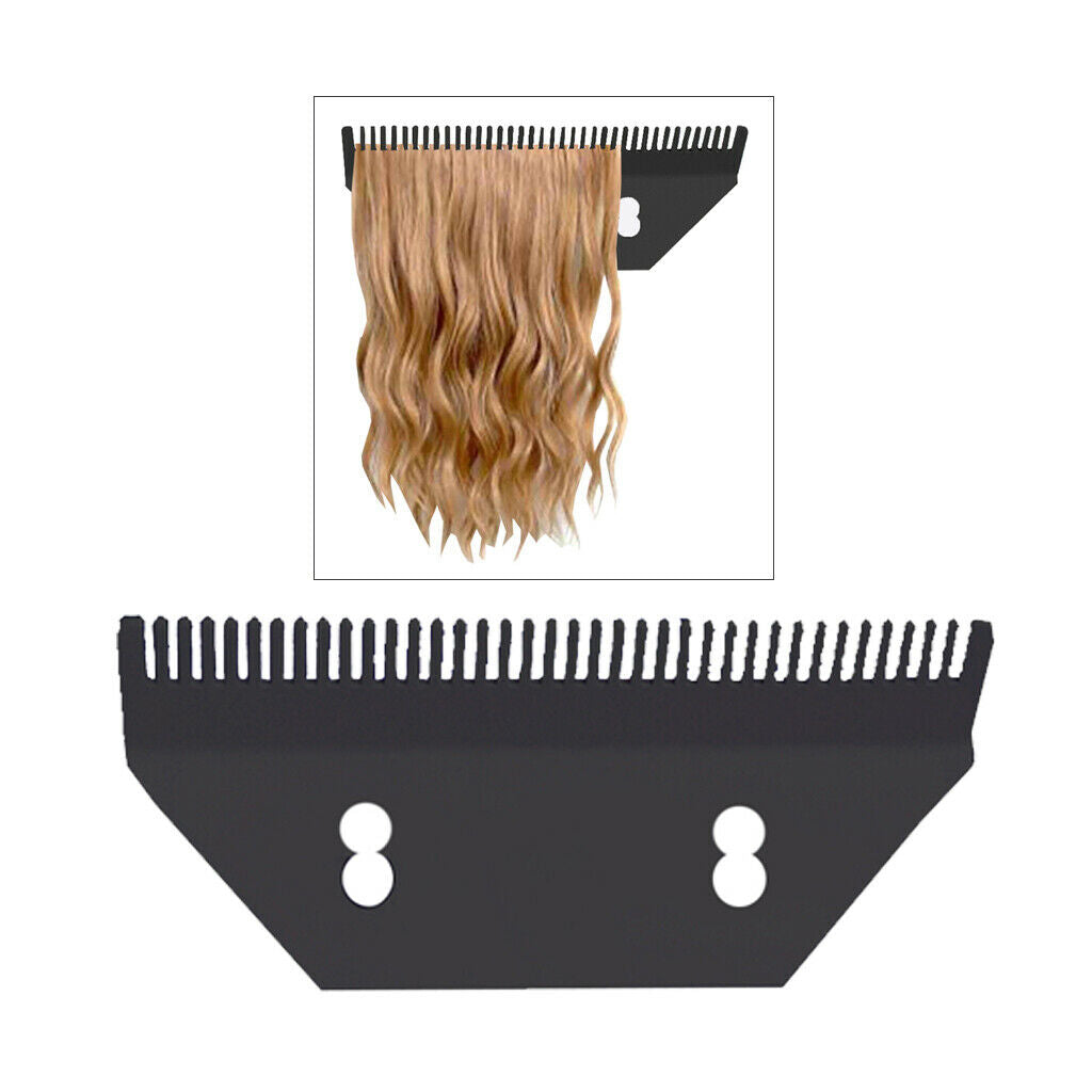 Acrylic Hair Extension Display Storage Holder Hanger Suction Large Black