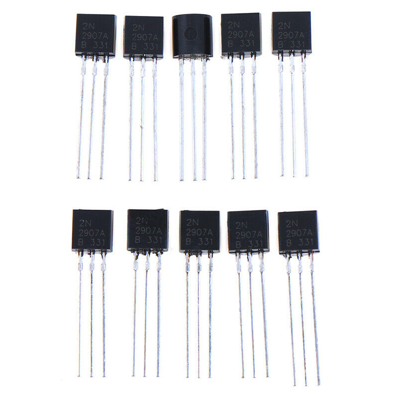 100PCS 2N2907A TO-92 0.8A 60V PNP New Amplified Power TranJ*DD