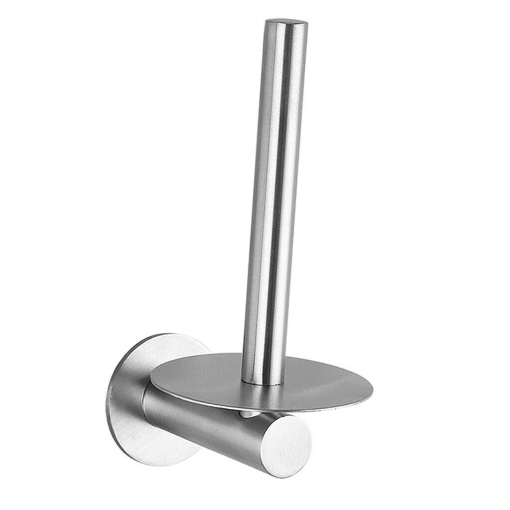 1 Piece Stainless Steel Wall Mounted Paper Towel Holder Toilet Roll Holder