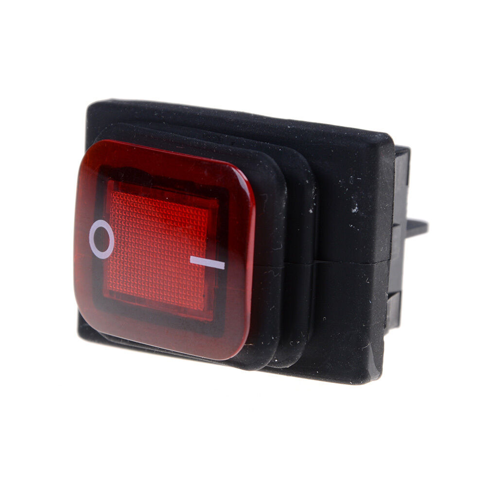 Waterproof Latching Rocker Toggle Switch AC250V/16A AC125V/20A H WF