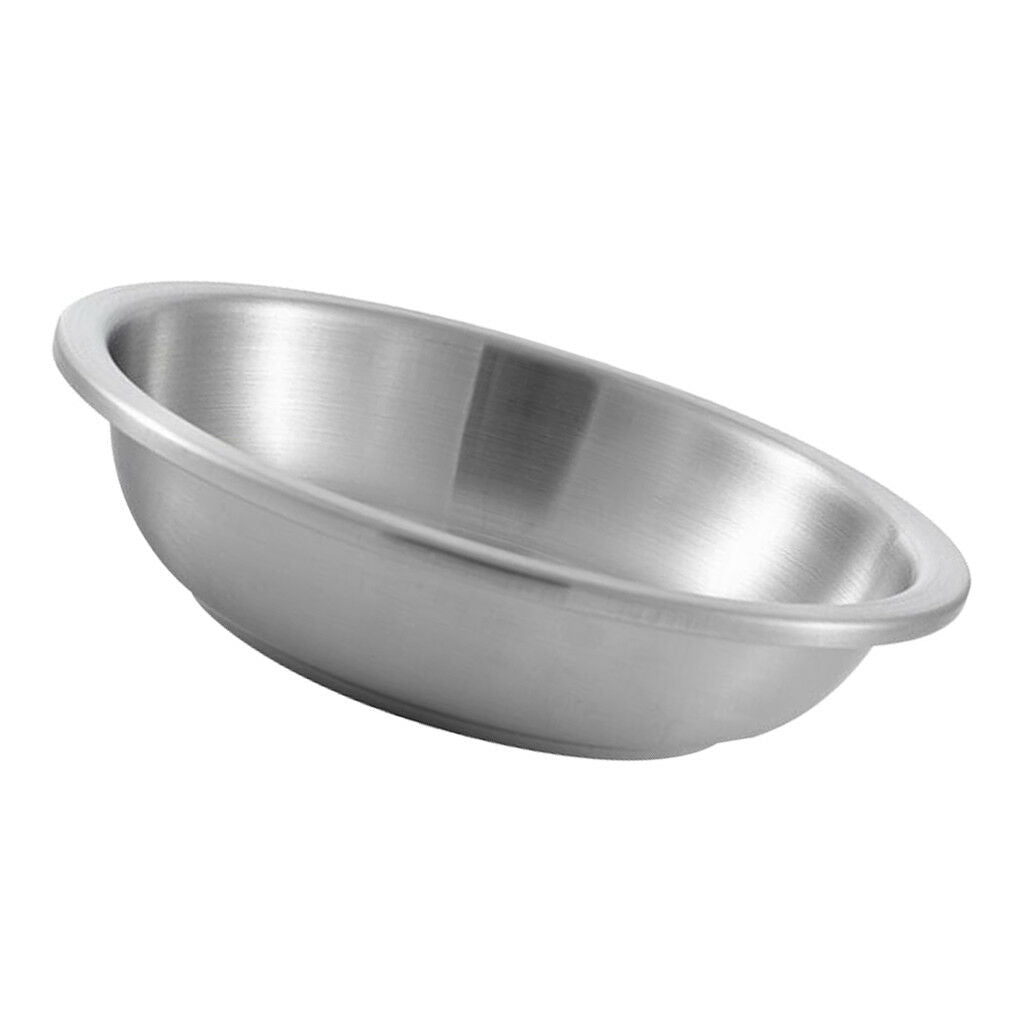 Stainless Steel Metal Mixing Bowls Caterer Fruit Salad Spaghetti Pasta 14cm