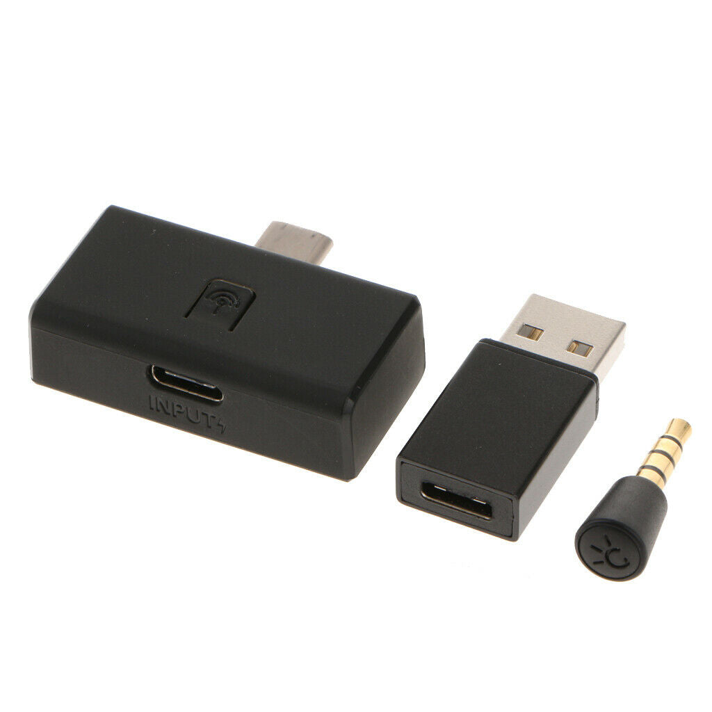 Wireless Adapter Type C Dongle Headphone Audio Transmitter with Charging