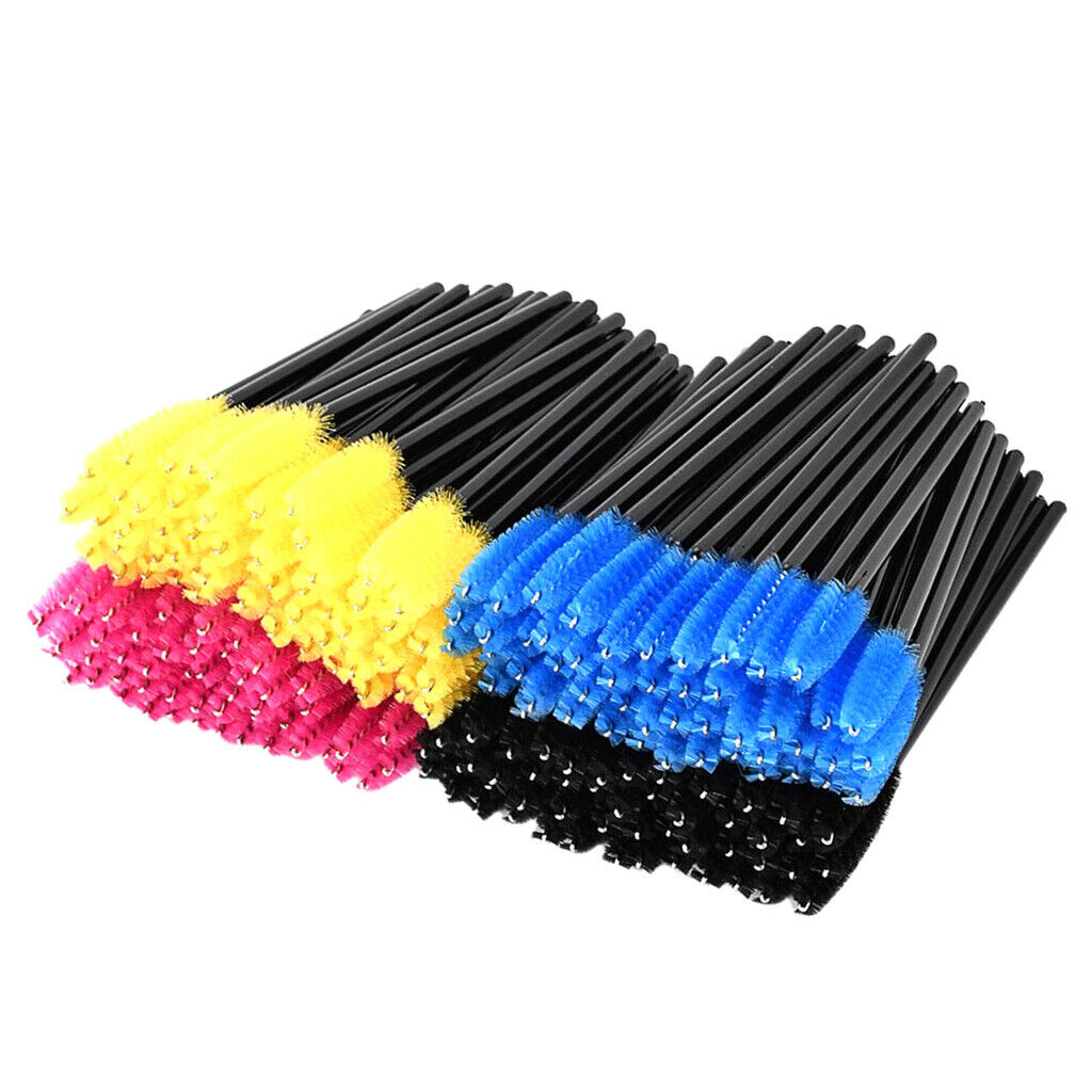 200 Pieces Disposable Eyelash Mascara Wands Applicator Makeup Brushes