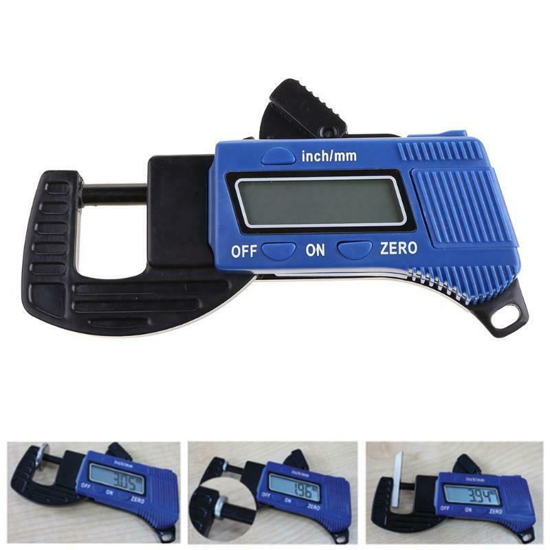 Electronic Digital LCD 0-12.7mm Thickness Caliper Carbon Fiber Micrometer Guage