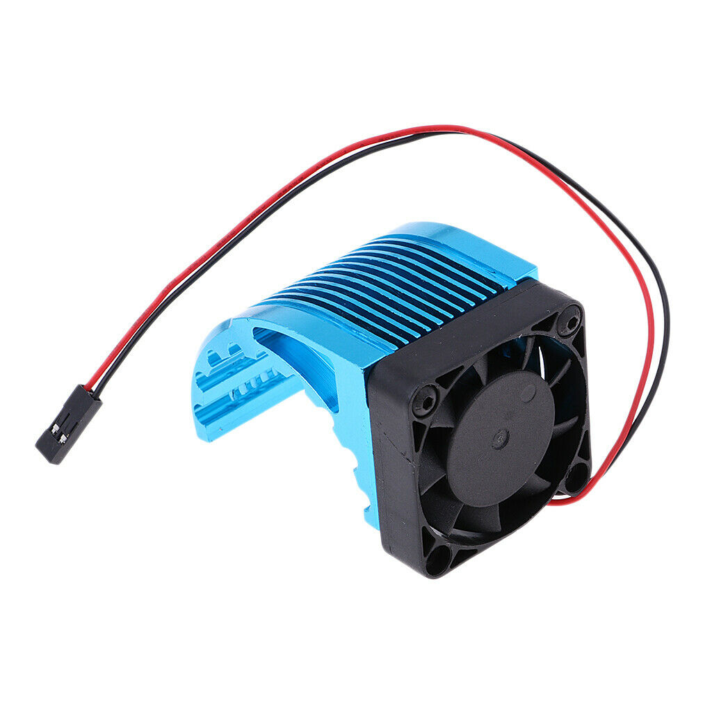 42mm 4268 Brushless Motor Heat Sink with 40mm Cooling Fan RC Car Accessory