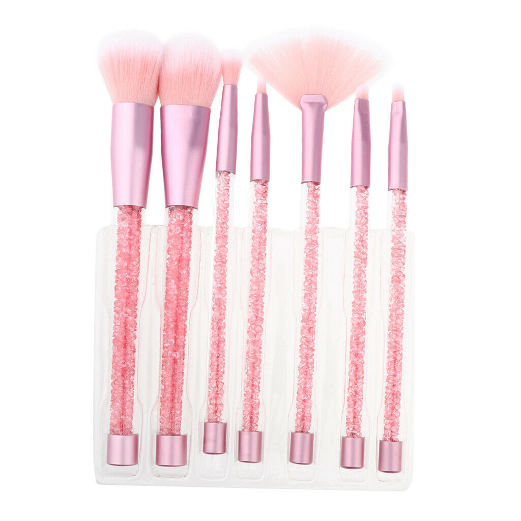 7x Makeup Brushes Blending Highlighter Contour Powder Brush Sunshine Orange