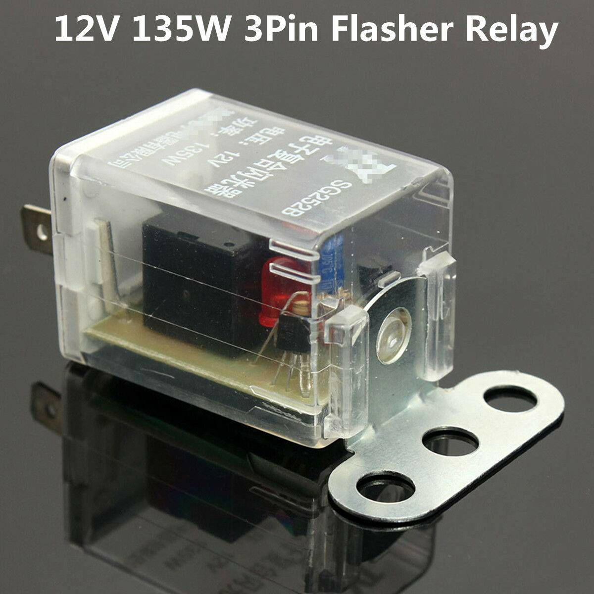 12V 135W 3Pin Car Turn Light Flasher Relay Blinker LED Signal Rate Control Relay