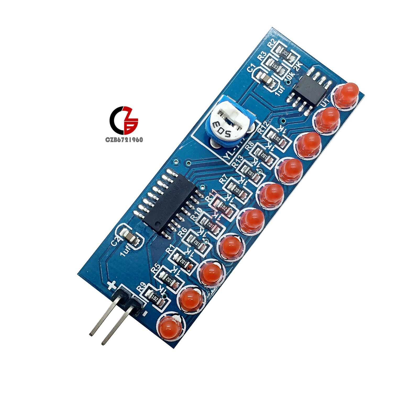 2PCS LED Chaser Flowing Water Light NE555 Module + CD4017 Circuit Driver Cycle