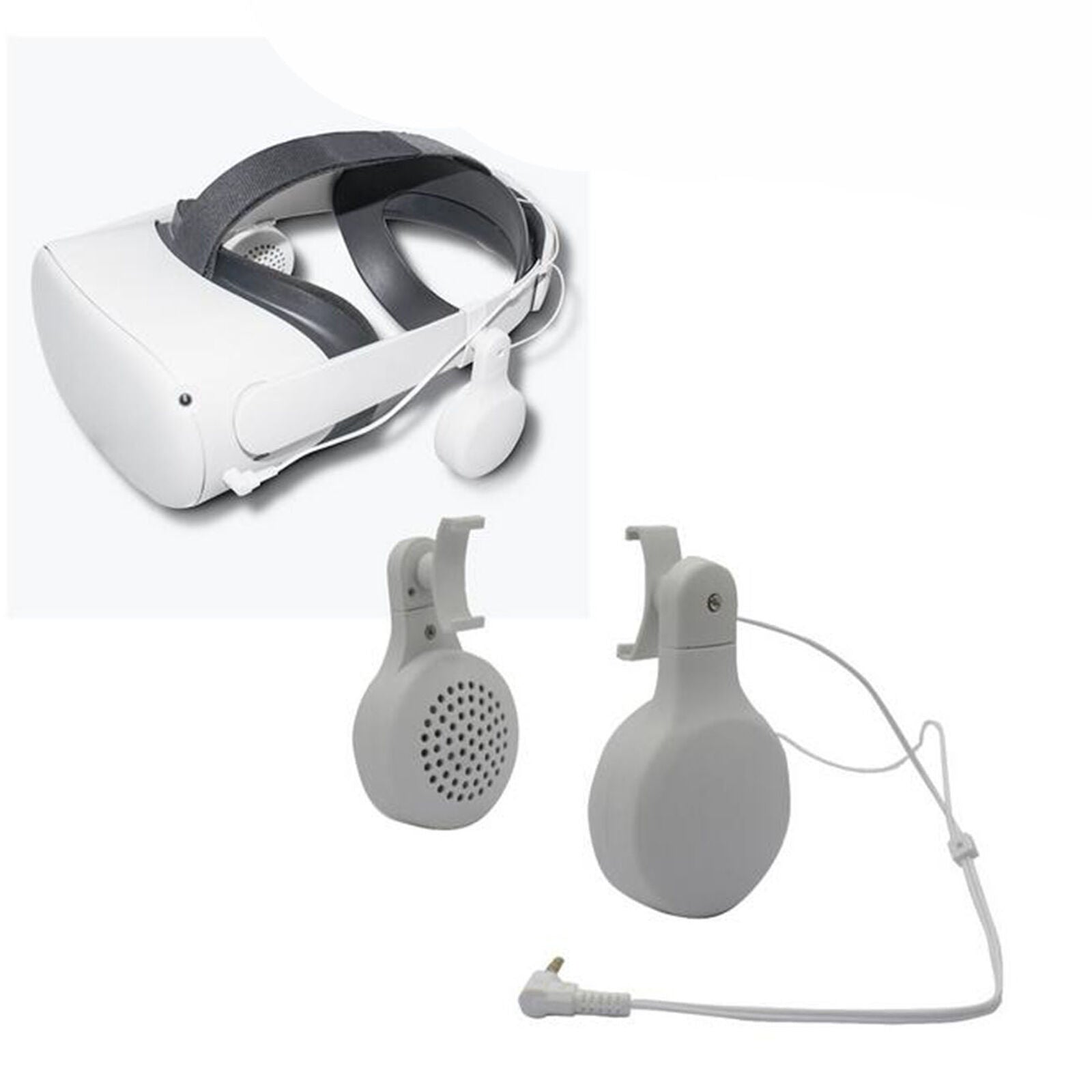 The Ear Headphones Earphones For Oculus Quest 2 VR Elite Strap Headset