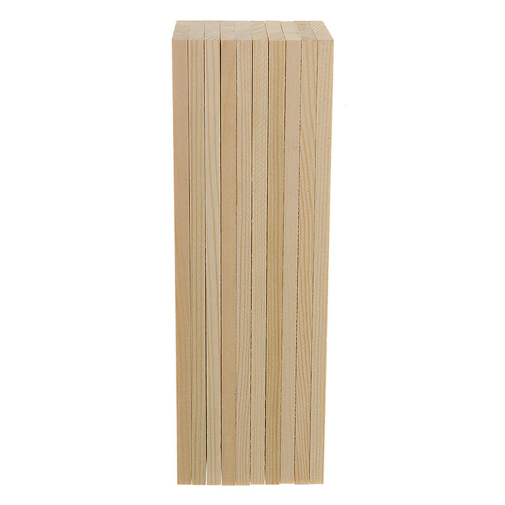 20 Natural Pine Wood Board Panels Craft Wood Plaque Sign DIY Modelling Craft