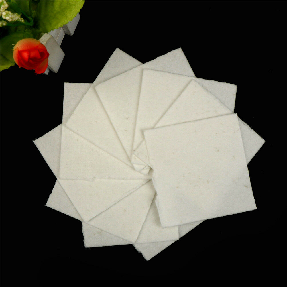 10 Sheets Ceramic Fiber Square Microwave Kiln Glass Fusing Paper 70x70.l8