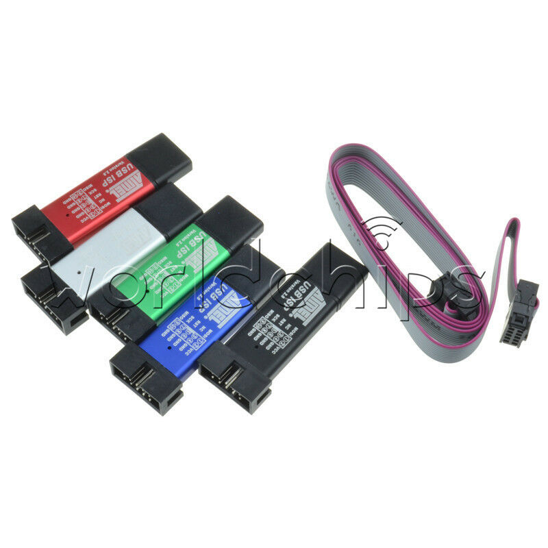 USB ISP USBISP USBASP ASP Programmer for 51 ATMEL AVR WIN7 64 Random Color