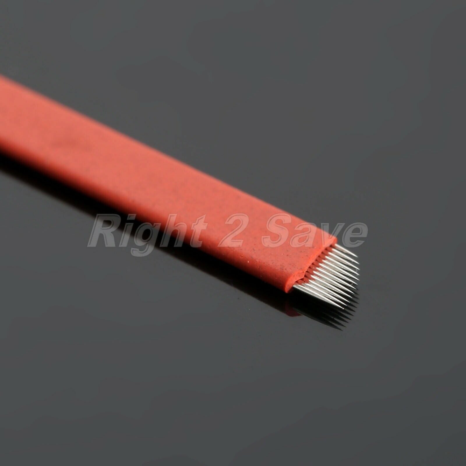 10pcs Permanent 12 Pin Needle Manual Tattoo Bevel Blades Makeup Eyebrow